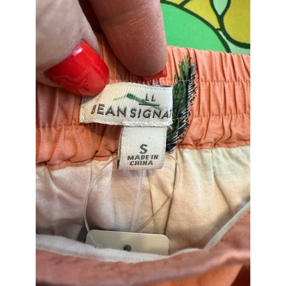 Women's L.L. Bean Coral Fly Fishing Print Mini Skirt Size Small New - Picture 3 of 10